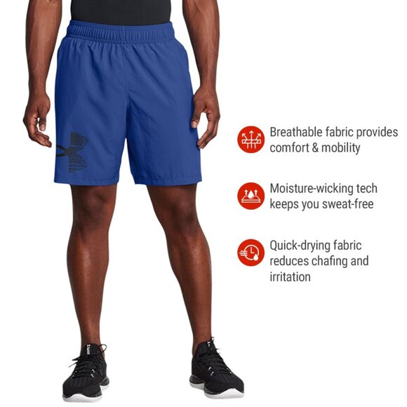 Under Armour Men's Woven Graphic Shorts - Picture 8 of 8
